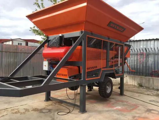 30 m3/h Mobil Kuru Beton Santrali